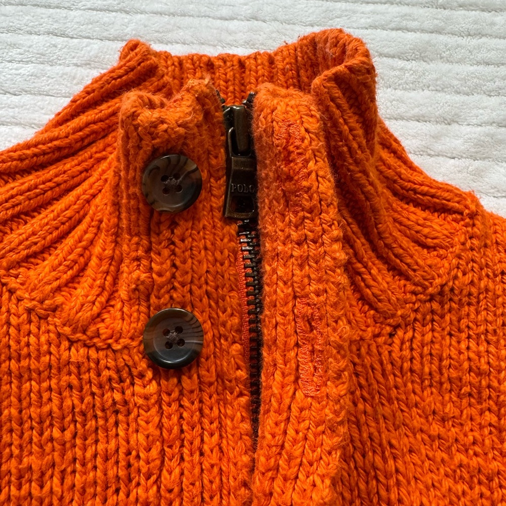 Polo by Ralph Lauren Orange Kids Sweater - Picture 4 of 9